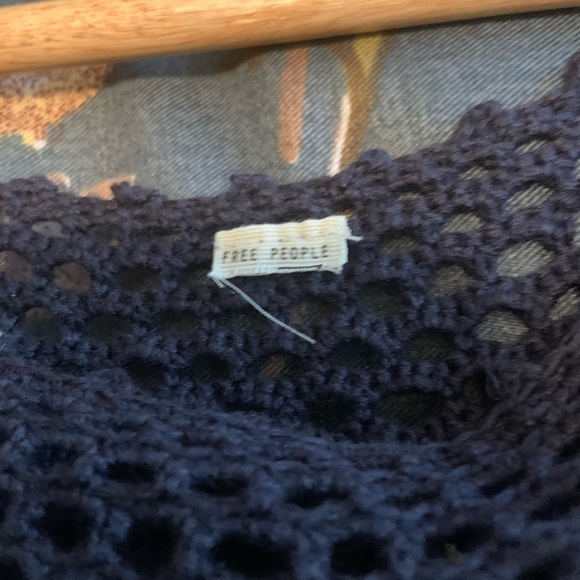 Cotton crochet free people top - Picture 4 of 7